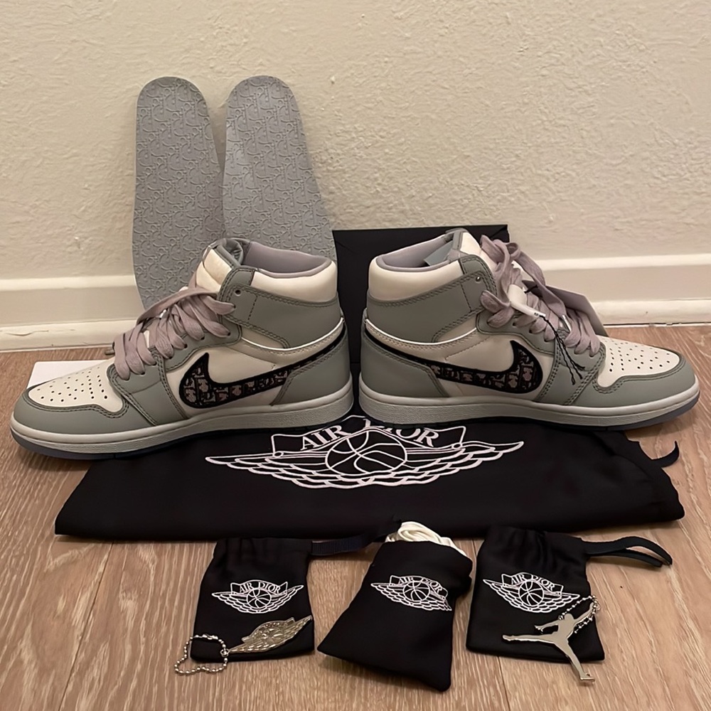DIOR Nike NEW air Jordan 1 high - Picture 3 of 14
